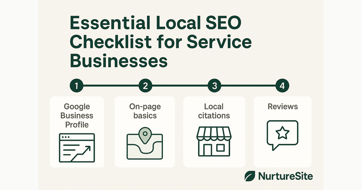 Infographic: Essential Local SEO Checklist for Service Businesses