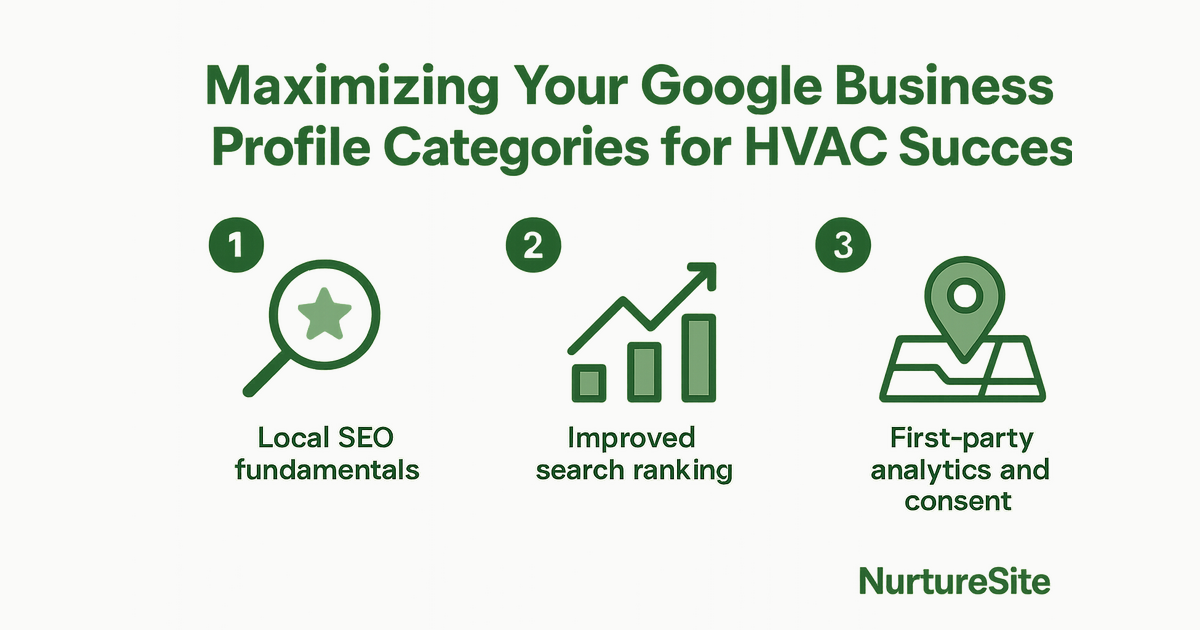 Infographic: google business profile categories for hvac for local service businesses