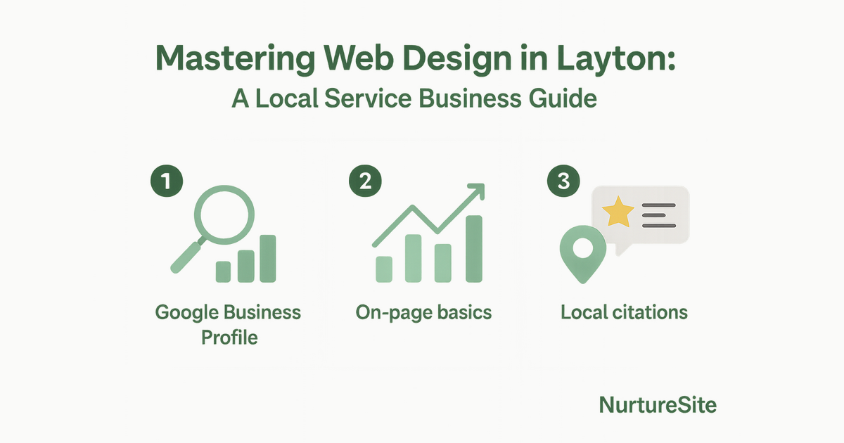 Infographic: web design layton for local service businesses