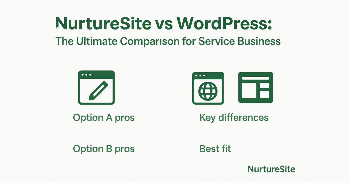 Infographic: wordpress alternative for service business for local service businesses